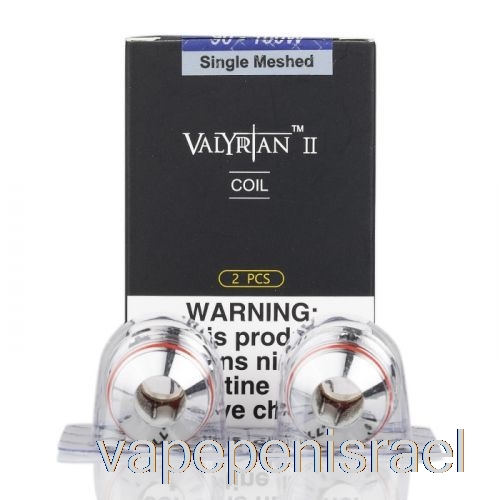 חד פעמי Vape Israel Uwell Valyrian Ii 2 סלילים חלופיים 0.32ohm Un2 סלילי רשת בודדת